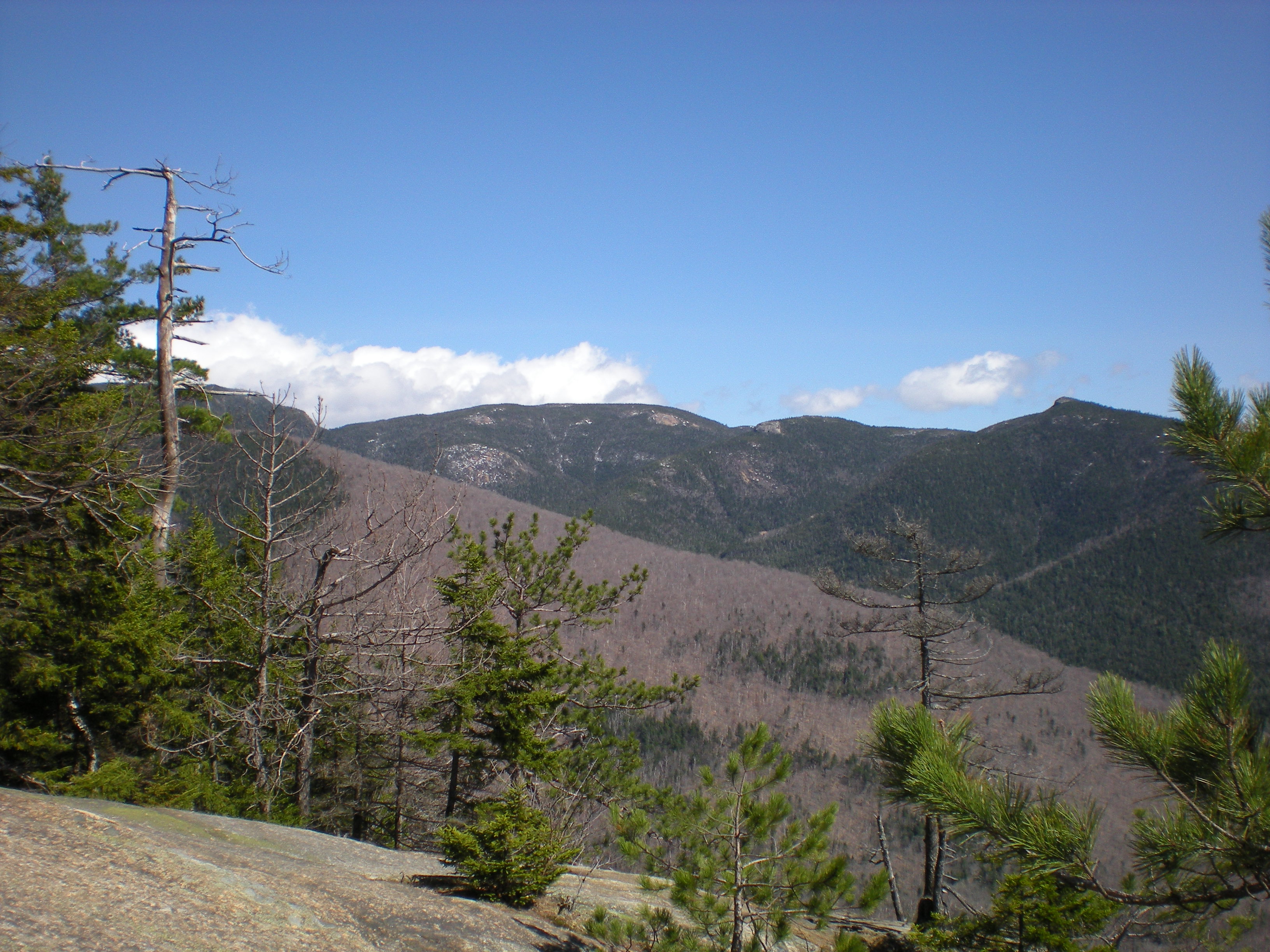 Montalbran Ridge stretching from Stairs Mountain to Mt. Crawford.